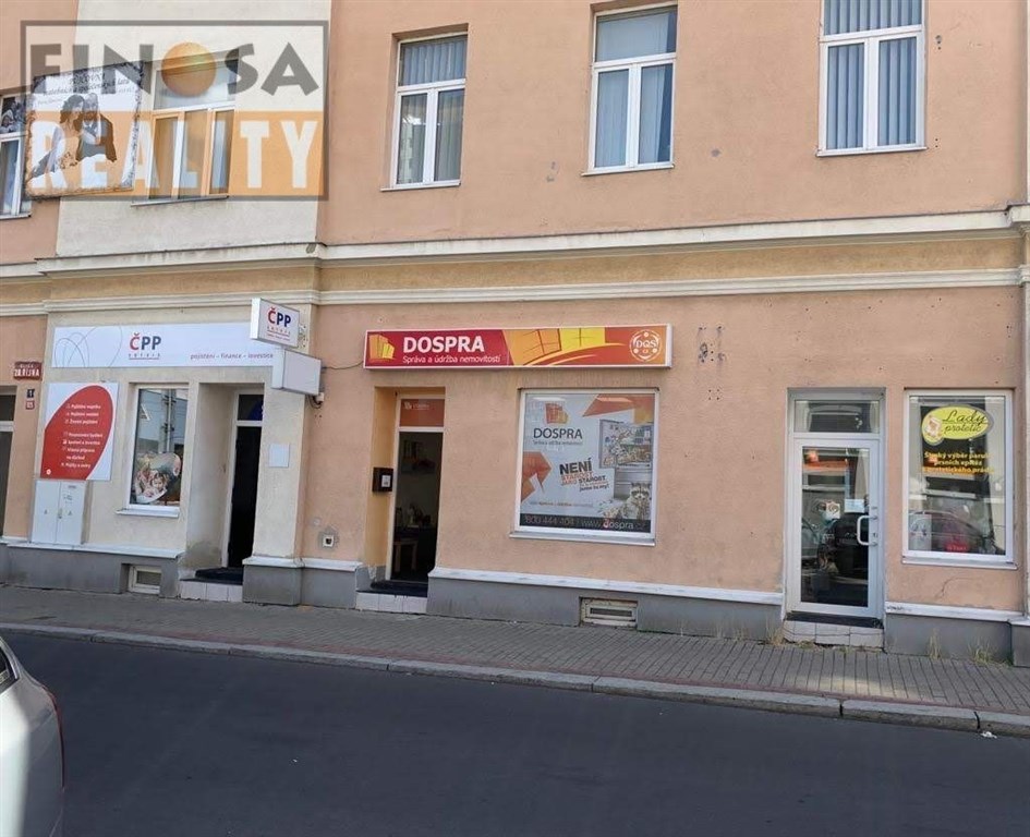 Nájem přízemního nebytového prostoru v centru Chomutova