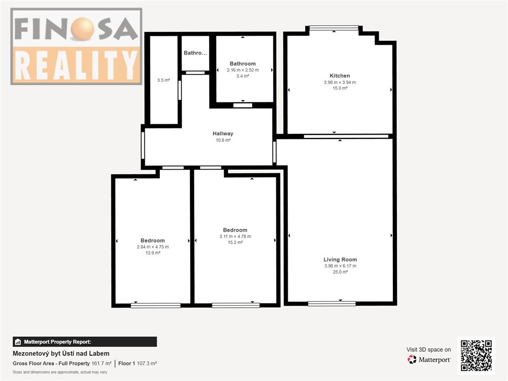 Mezonetový byt 5+kk v Ústí nad Labem