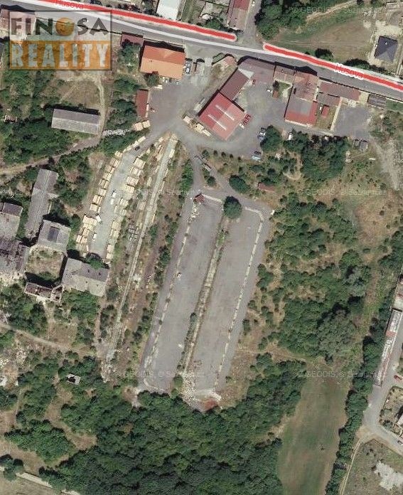 Pronájem zpevněné asfaltové plochy 10 000 m² v Lenešicích u Loun, u dálnice D7