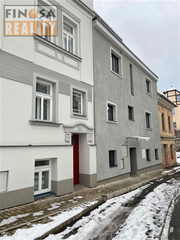 Pronájem nově vybudované přízemní bytové jednotky s terasou v bytovém domě na Králově výšině v Ústí nad Labem-centrum